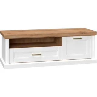 OTTO home Tara TV-Board 52/151/54 cm Weiß Metall/MDF/Spanplatte/Holzwerkstoff