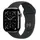 Watch Series 11 GPS + Cellular 46 mm Titaniumgehäuse grau Sportband schwarz S/M