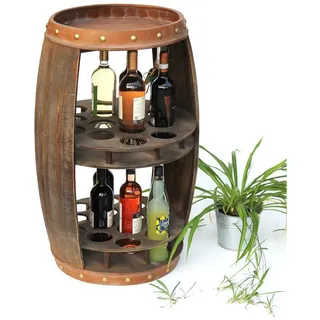 DanDiBo Ambiente Dandibo Weinregal 52 x 83 x 52 cm Braun