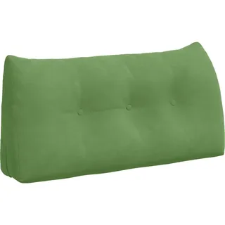 vidaXL Rückenkissen Hellgrün 100 x 24 x 50 cm Samt - Grün