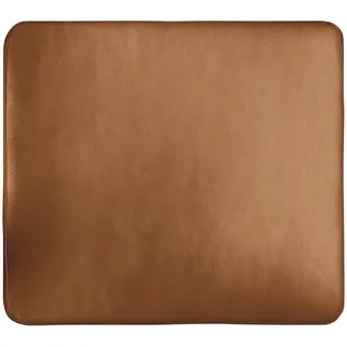 Livetastic Zierkissen , Cognac , Leder , Echtleder , Semi-Anilinleder , Füllung: Schaumstoff,Schaumstoff , rechteckig , 52x42x7 cm , Made in Eu , hochwertige Qualität , Heimtextilien, Wohntextilien, Kissen, Zierkissen