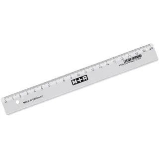 M+R M + R Lineal 20,0 cm, glasklar