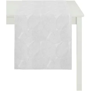 APELT 3002 Christmas Elegance, Weihnachtsdeko, Weihnachten", silber (silberfarben, hellgrau), B:48cm L:140cm, Polyester, Tischdecken