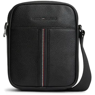 Tommy Hilfiger Herren Th Central Mini Reporter Am0am14168 Crossover, Black (Black)
