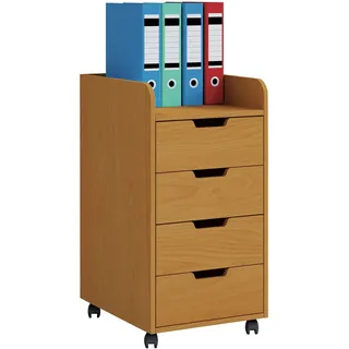 VCM Konal Rollcontainer 40 x 50 x 74 cm braun