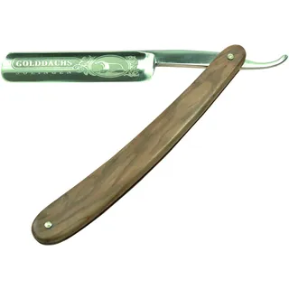 Golddachs Rasiermesser Olivenholz