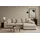 L-form 2-Sitzer Beige