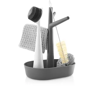 EVA SOLO | Kitchen Organiser | Elephant Grey | Kunststoff | Schluss mit Unordnung an der Spüle!