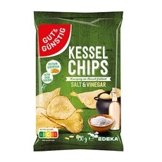 GUT&GÜNSTIG Kessel Salt & Vinegar Chips 150,0 g