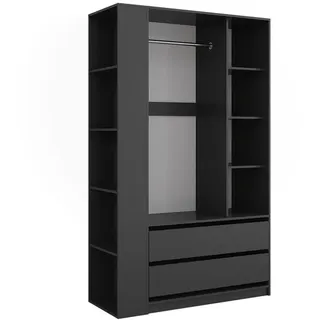 Vicco Kleiderschrank Elmo 50 x 200 x 20 cm Dunkelgrau