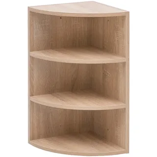 Wohnling Eckregal 30 x 30 x 60 cm Braun