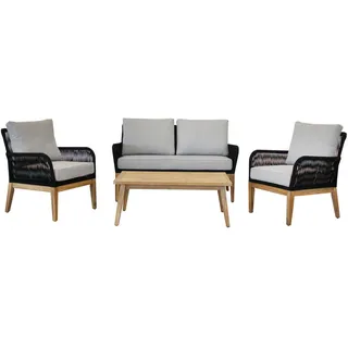 ACAMP Mykonos Loungeset Teak-Anthrazit