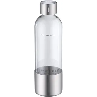 WMF Sprudelwasserflasche 0,9 l silber