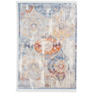 Schöner Wohnen Mystik 192 Webteppich 160 x 235 cm Blau/Silber