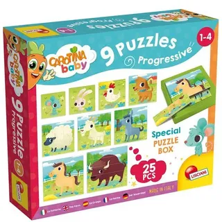 CAROTINA BABY 8 PUZZLE - Bauernhof