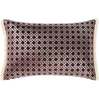 Linen House Taira Kissen mit Polyester-Füllung, Mehrfarbig, 40 x 60cm