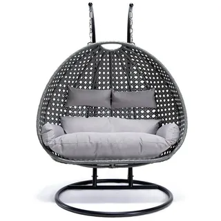 Home Deluxe Hängesessel Twin Grau