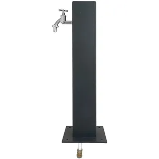 Doktorvolt Wassersäule Gartenpfosten mit Wasserhahn anthrazit