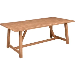 Garden Pleasure OAKLAND Gartentisch 200 x 100 x 75 cm Braun