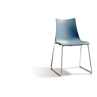 Stapelstuhl Zebra - VA - anthracite 62 - light blue