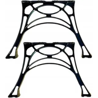 Bankbeine 2x Bein zur Friedhofsbank Gusseisen Retro Bankkufen Bankgestell