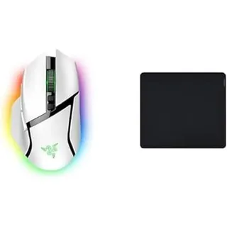Razer Basilisk V3 Pro - White + Gigantus V2 Large