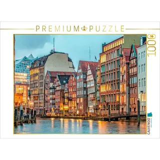 Calvendo Puzzle Hamburg Nikolaifleet | 1000 Teile Lege-Größe 64 x 48 cm Foto-Puzzle für glückliche Stunden