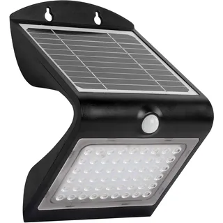 VELAMP Solarwandleuchte 54 + 2 LED 500 Lumen wetterfest IP65