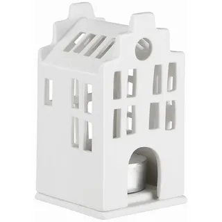 räder Mini Lichthaus Stadthaus 5,5 x 6 x 10,5 cm weiß