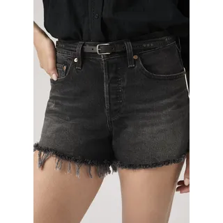 Shorts LEVI'S, Damen, Gr. 26, N-Gr, step on it, Denim/Jeans, Obermaterial: 99% Baumwolle, 1% Elasthan, figurbetont Po-bedeckend, Hosen Shorts, Die Passform schmeichelt kurvigen Figuren