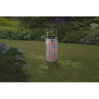 GLOBO 33630 Solarleuchte Metall silbergrau, LED - Weiß