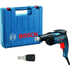 Bosch Professional Trockenbauschrauber GSR 6-25 TE (701 Watt Nennaufnahmeleistung, 6,0 mm Bohrschrauben-Ø, 20 Nm Drehmoment, inkl. Tiefenanschlag, Magnetischer Universalhalter, im Koffer)