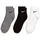 Tennissocken Schwarz/Weiß M