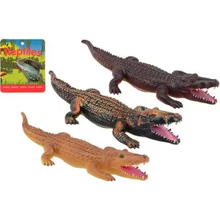 Johntoy Krokodil Spielfigur Soft Touch groß 65 cm Spielzeug - Braun