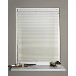 Schmidt Plissee Uni 60 x 130 cm Polyester Beige Creme