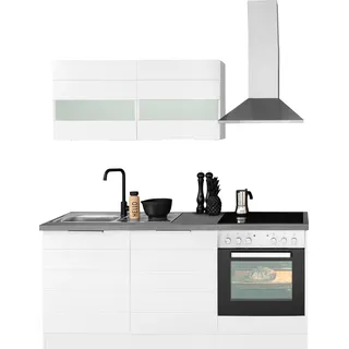 kochstation Küchenzeile KS-Luhe 180 cm weiß