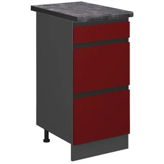 Vicco Schubladenschrank R-Line 40 x 0 x 0 cm Rot