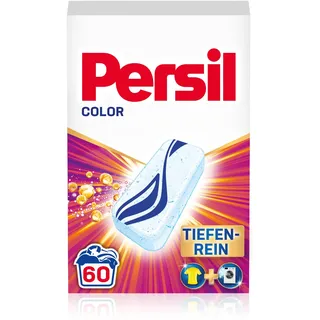 Persil Power Bars Color Waschmittel (60 Waschladungen), vordosiertes Buntwaschmittel mit biologisch abbaubarem Schutzfilm, für reine Wäsche & hygienische Frische für die Maschine