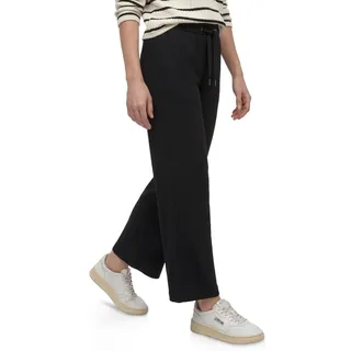 Street One High Waist Wide Leg Hose im Casual Fit Black 46