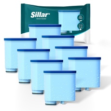 Sillar 8x Wasserfilter für Kaffeevollautomaten | Kompatibel mit Philips AquaClean CA6903/10 CA6903/22 CA6903 Kalkfilter, Filterpatrone für Saeco und Philips Kaffeemaschinen
