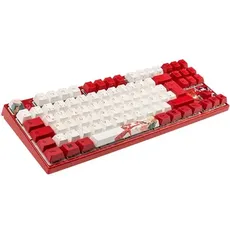 Varmilo VEA88 Koi TKL Gaming Tastatur, MX-Silent-Red, weiße LED