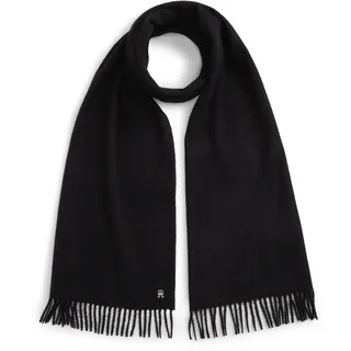 Tommy Hilfiger "CASHMERE WOVEN SCARF", Regular fit mit Fransen,