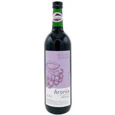 Bio Aronia Direktsaft 100 Prozent mit Fruchtanteil 750ml