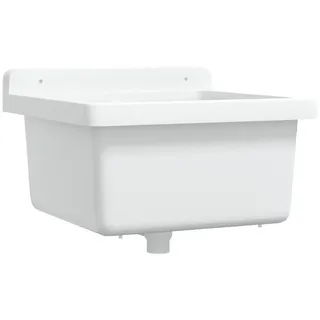 vidaXL Ausgussbecken Wandmontage 40 x 40 x 24 cm
