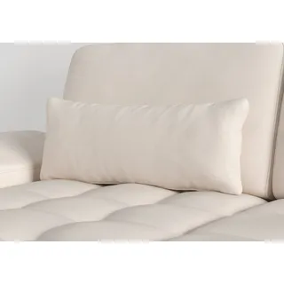 Polsterauflage SIT & MORE "Westham", beige (creme), B:65cm H:25cm T:12cm, 100% Polyester, Polsterauflagen, Polsterauflage