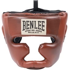 BENLEE Kopfschutz aus Leder Premium HEADGUARD Brown/Black/Beige S/M