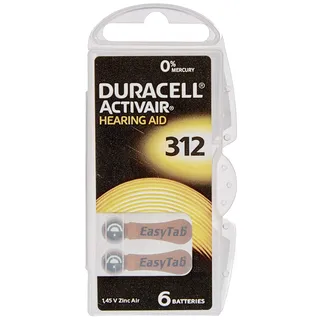 Duracell Hörgerätebatterie 312 160 mAh 6 St.