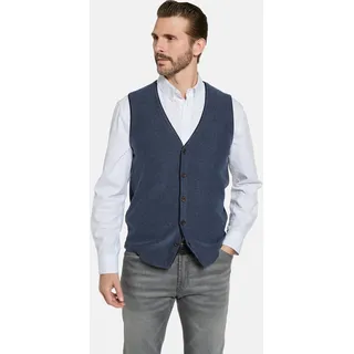 Strickweste BABISTA "Strickweste MODARINI", Herren, Gr. L, blau, Obermaterial: 100% Baumwolle CO., Westen Strickweste