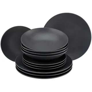 CreaTable Tafelservice 12-tlg. schwarz