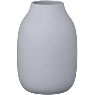 BLOMUS Vase -COLORA- | Blumenvase aus Keramik | Farbe Tradewinds | Größe S Ø11x15H cm | hochwertige Handarbeit